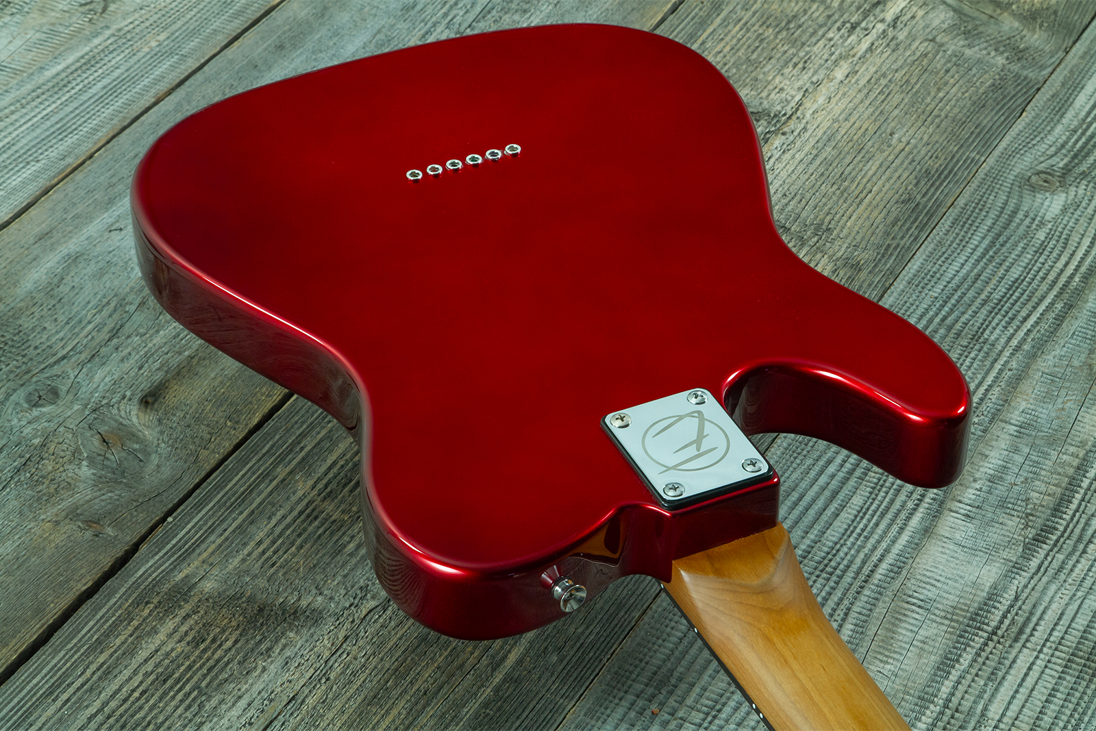 Eastone Tl100r-mr-rw 2s Ht Mn - Metal Red - Guitarra eléctrica con forma de tel - Variation 7