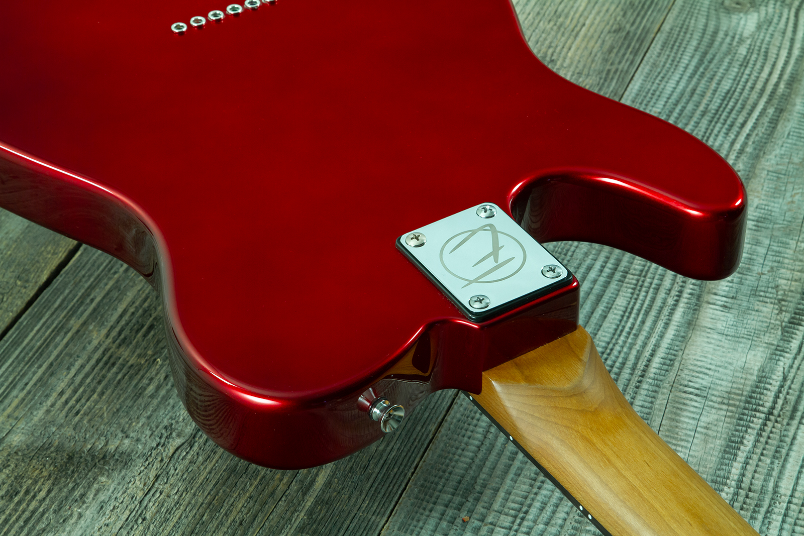 Eastone Tl100r-mr-rw 2s Ht Mn - Metal Red - Guitarra eléctrica con forma de tel - Variation 8