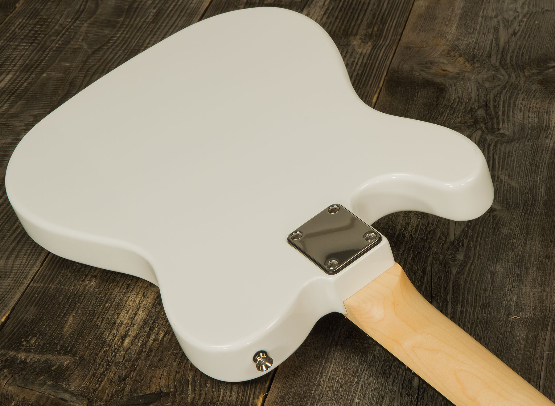 Eastone Tl70 2s Ht Pur - Olympic White - Guitarra eléctrica con forma de tel - Variation 2