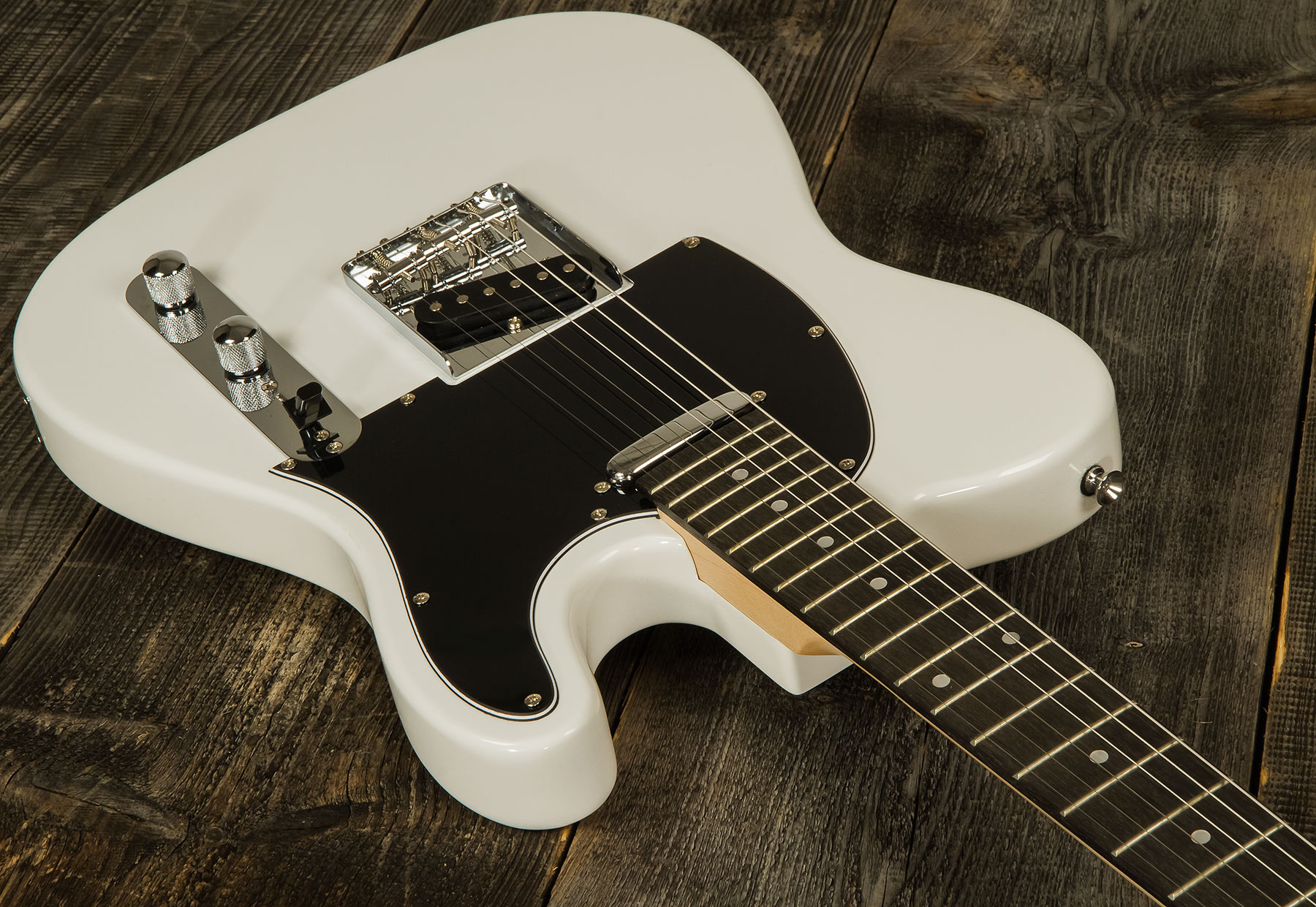Eastone Tl70 +fender Frontman 20g +cable +clip-on Tuner +mediators +housse +courroie - Olympic White - Packs guitarra eléctrica - Variation 1
