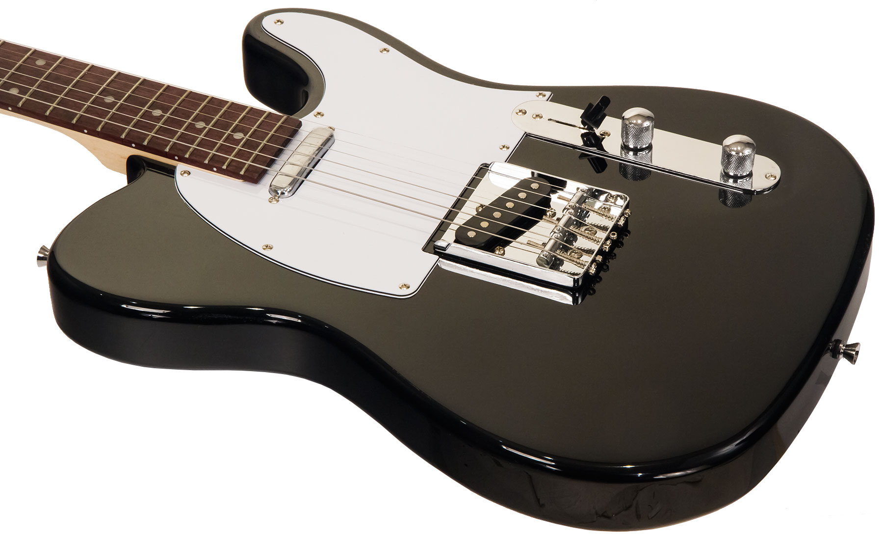 Eastone Tl70 Ss Ht Pur - Black - Guitarra eléctrica con forma de tel - Variation 2