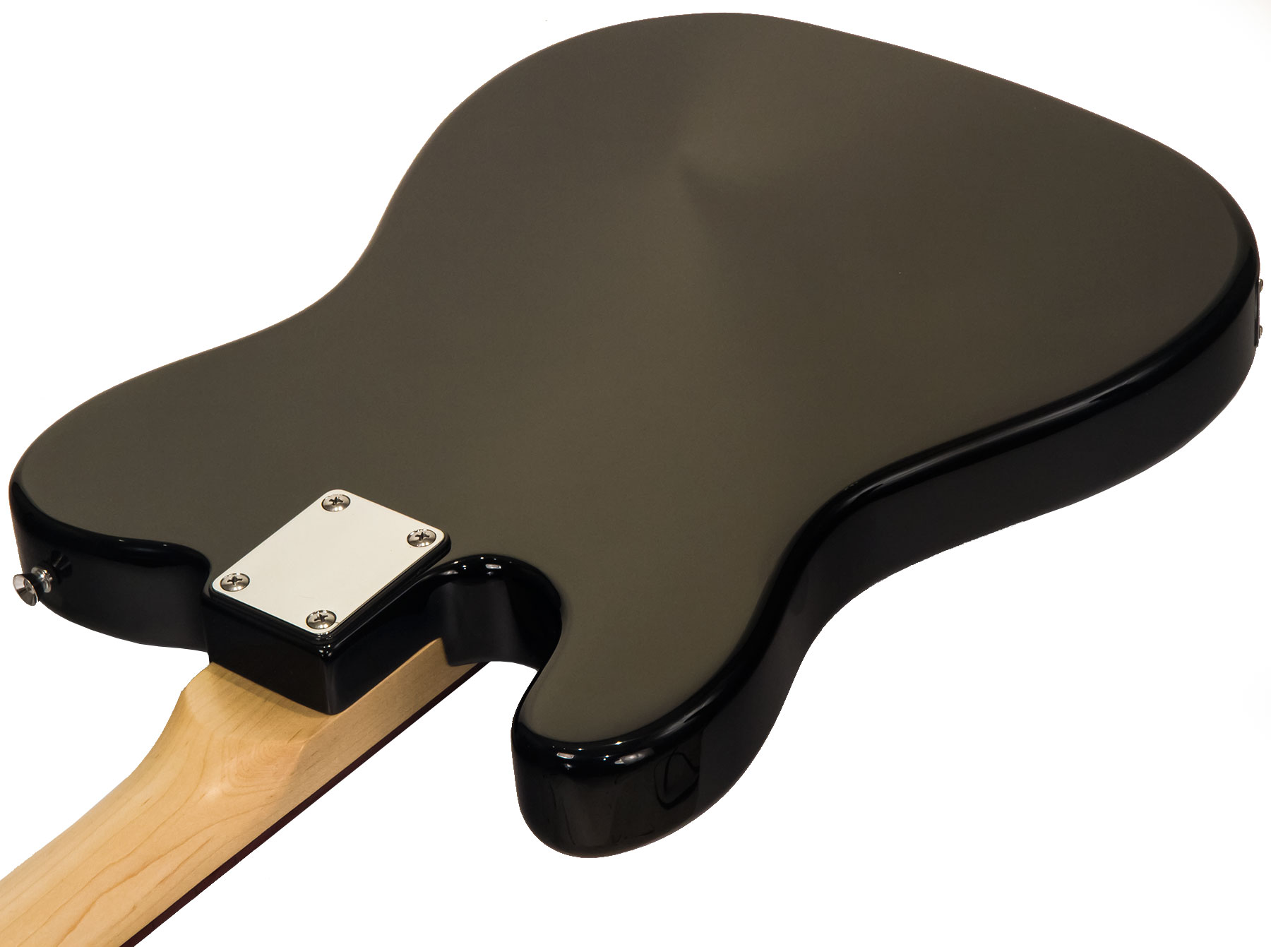 Eastone Tl70 Ss Ht Pur - Black - Guitarra eléctrica con forma de tel - Variation 3
