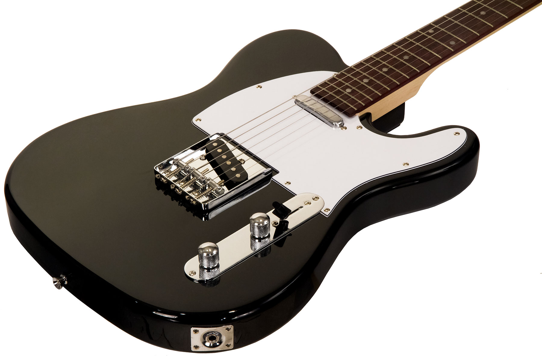 Eastone Tl70 Ss Ht Pur - Black - Guitarra eléctrica con forma de tel - Variation 1