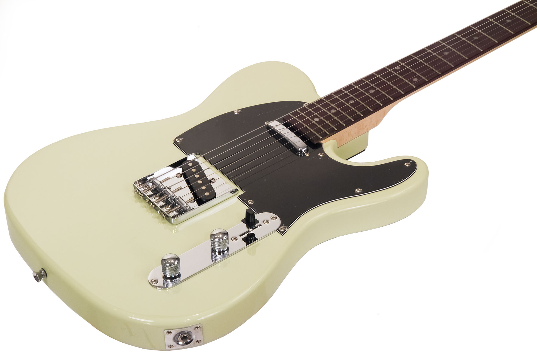 Eastone Tl70 Ss Ht Rw - Ivory - Guitarra eléctrica con forma de tel - Variation 1