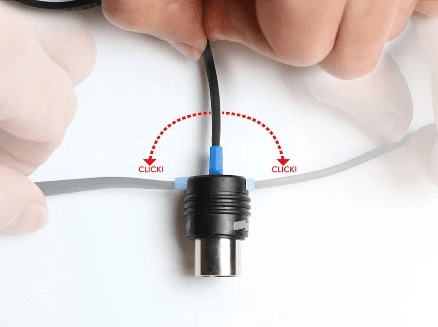 Ebs 2x Din 5 Points - 58cm - Cable - Variation 1