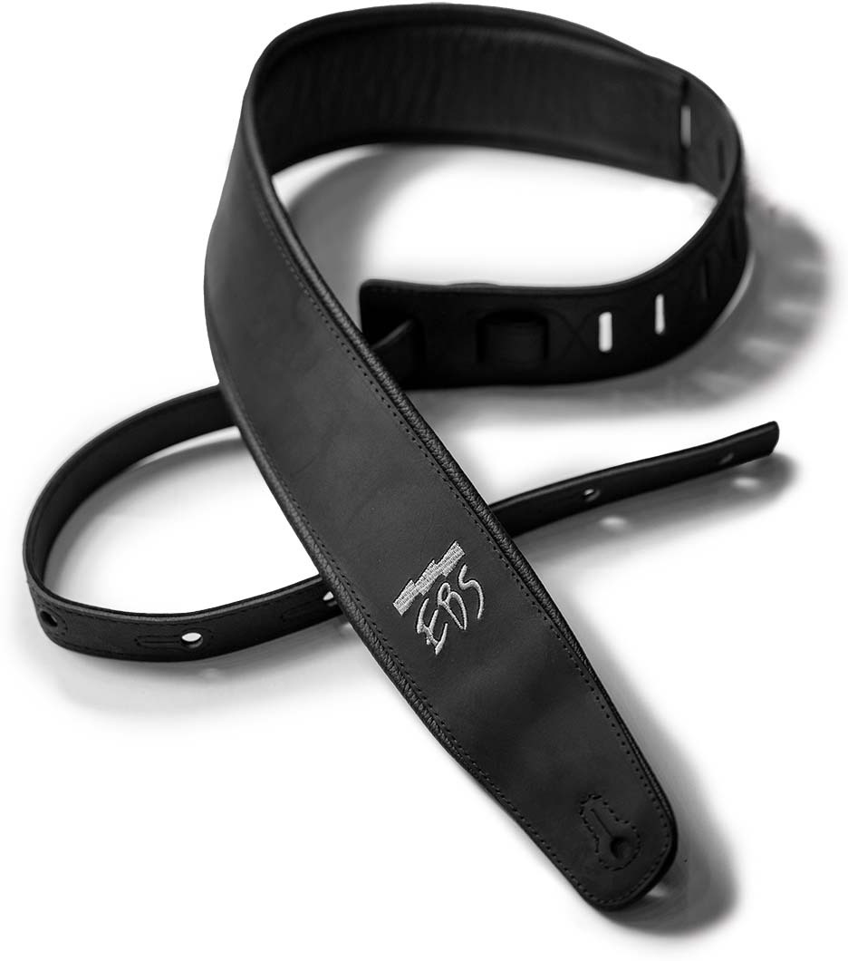Ebs Sangle Cuir Smooth Mat Black - Correa - Main picture