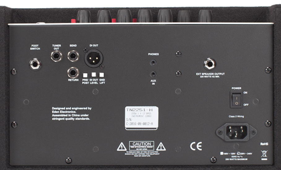 Eden Terra Nova Tn2251 225w 1x12 - Combo amplificador para bajo - Variation 4