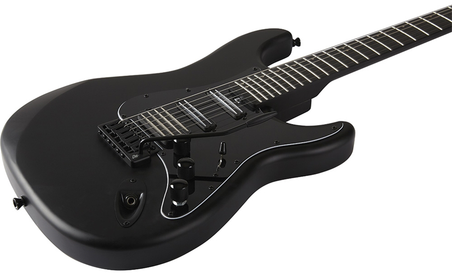 Eko Aire Stealth Hss Trem Wpc - Matt Black - Guitarra electrica metalica - Variation 2