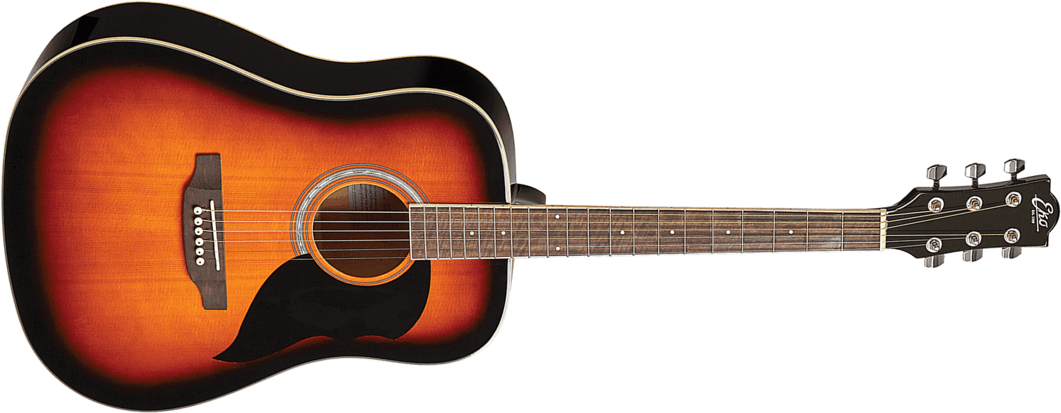 Eko Ranger 6 Dreadnought - Brown Sunburst - Guitarra acústica & electro - Main picture