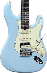 Guitarra eléctrica con forma de str. Eko Original Aire V-NOS - Daphne blue