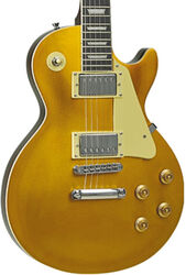 Guitarra eléctrica de corte único. Eko Tribute Starter VL-480 - Aged gold sparkle