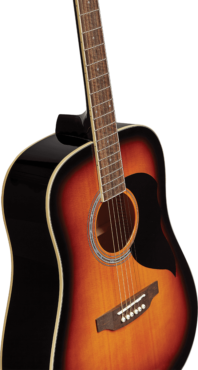 Eko Ranger 6 Dreadnought - Brown Sunburst - Guitarra acústica & electro - Variation 1