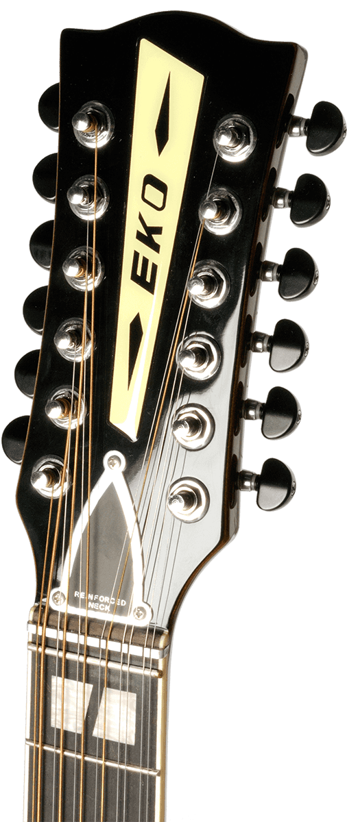 Eko Ranger Vr Xii 12-cordes Epicea Sapelli - Vintage Natural - Guitarra acústica & electro - Variation 2