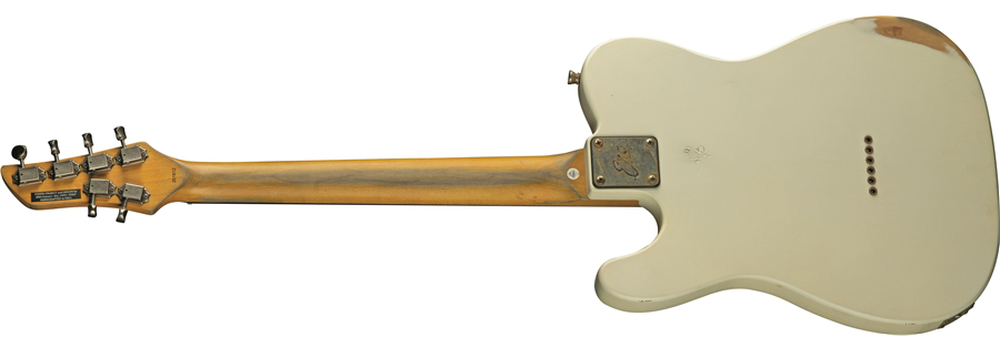 Eko Tero Relic Original Sh Ht Wpc - Olympic White - Guitarra eléctrica con forma de tel - Variation 1