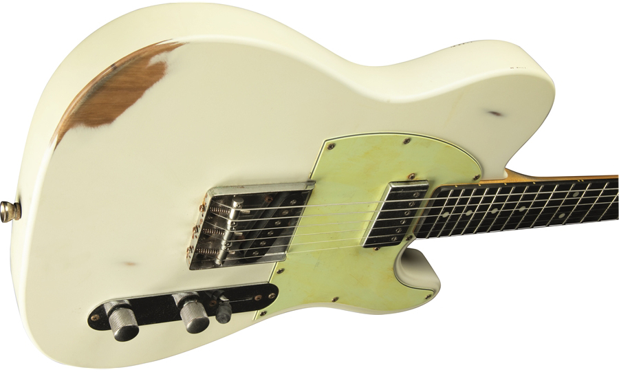 Eko Tero Relic Original Sh Ht Wpc - Olympic White - Guitarra eléctrica con forma de tel - Variation 2