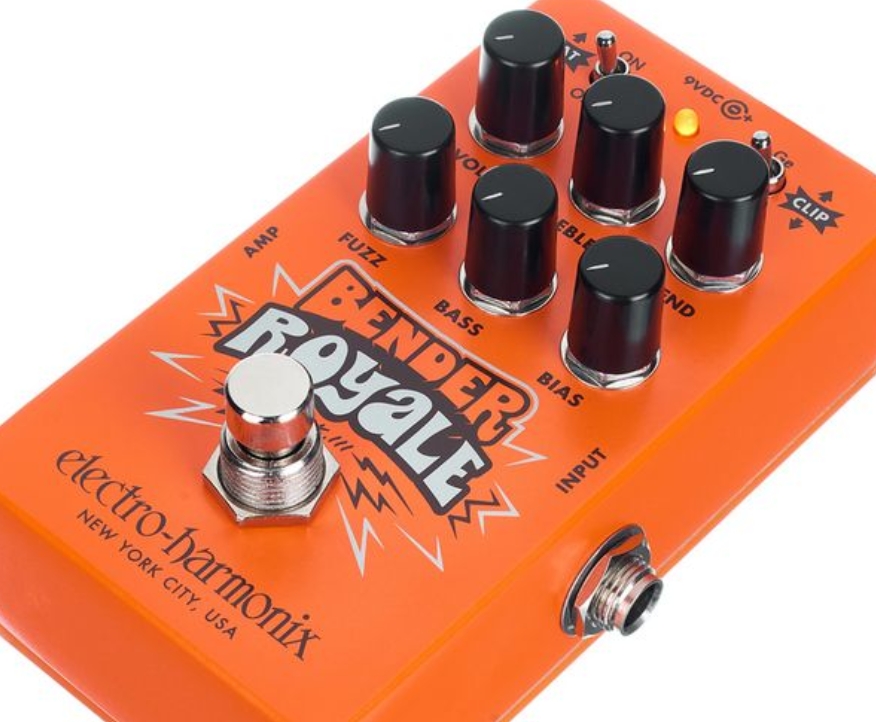 Electro Harmonix Bender Royale Germanium Fuzz Orange - Pedal overdrive / distorsión / fuzz - Variation 1
