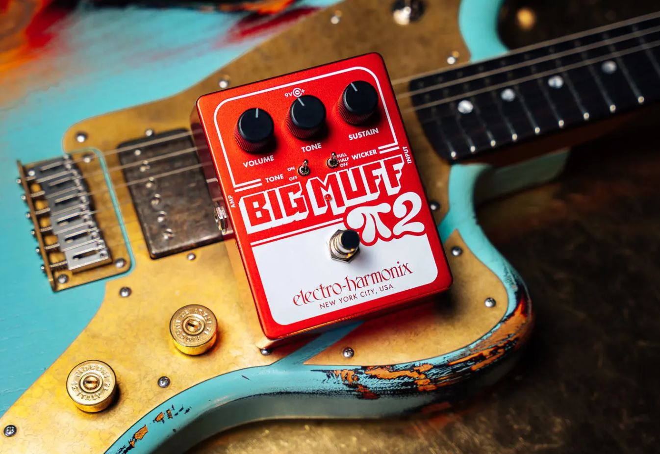 Electro Harmonix Big Muff Pi 2 Tone Wicker - Pedal overdrive / distorsión / fuzz - Variation 3