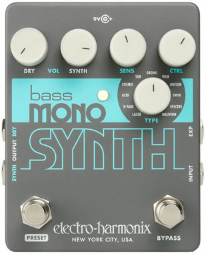 Electro Harmonix Bass Mono Synth Bass Synthesizer - Pedal de simulación / modelización - Main picture