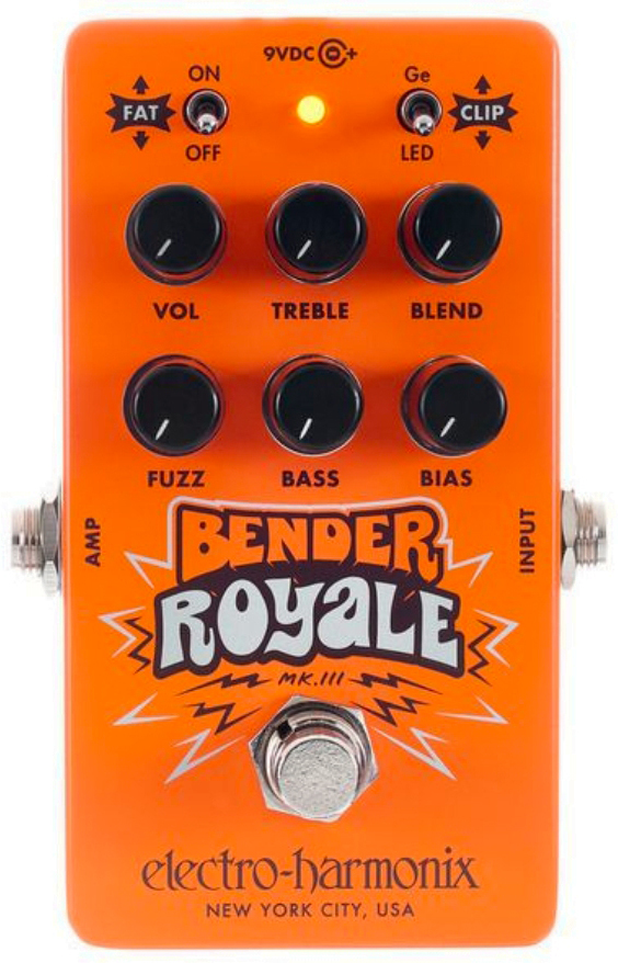 Electro Harmonix Bender Royale Germanium Fuzz Orange - Pedal overdrive / distorsión / fuzz - Main picture