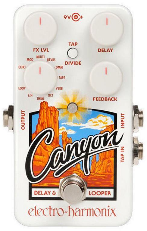 Pedal looper Electro harmonix Canyon Delay & Looper