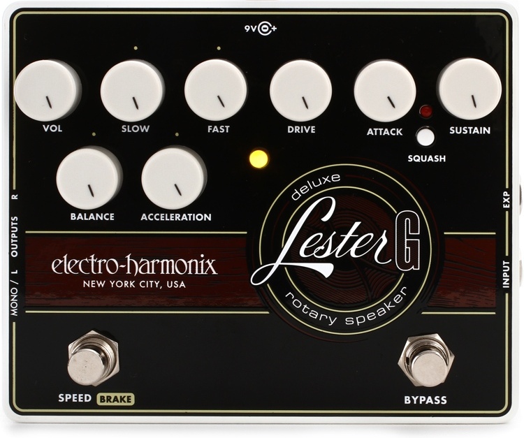 Electro Harmonix Lester G Deluxe Rotary Speaker - Pedal de chorus / flanger / phaser / modulación / trémolo - Main picture