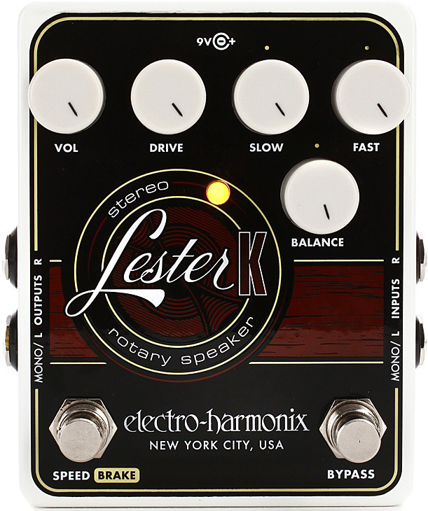 Electro Harmonix Lester K Stereo Rotary Speaker - Pedal de chorus / flanger / phaser / modulación / trémolo - Main picture
