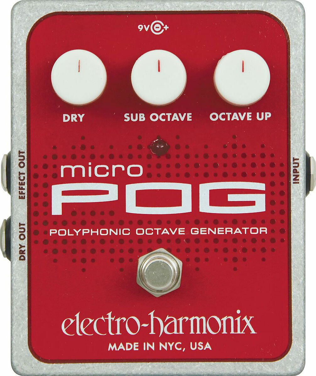 Electro Harmonix Micro Pog Xo Polyphonic Octave Generator - Pedal de armonización - Main picture