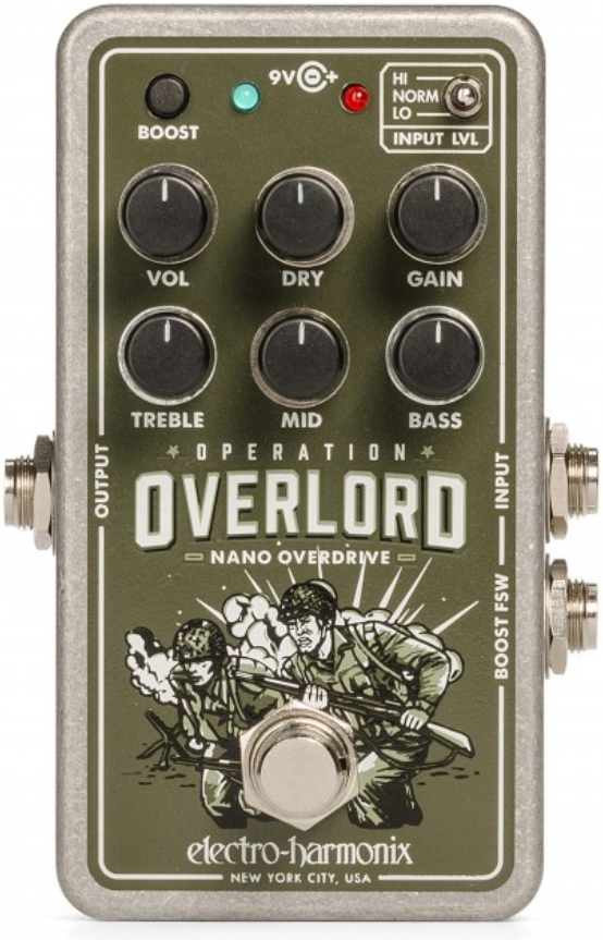 Electro Harmonix Nano Operation Overlord Allied Overdrive - Pedal overdrive / distorsión / fuzz - Main picture