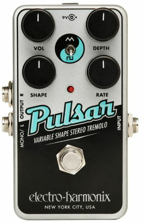 Electro Harmonix Nano Pulsar Variable Shape Stereo Tremolo - Pedal de chorus / flanger / phaser / modulación / trémolo - Main picture