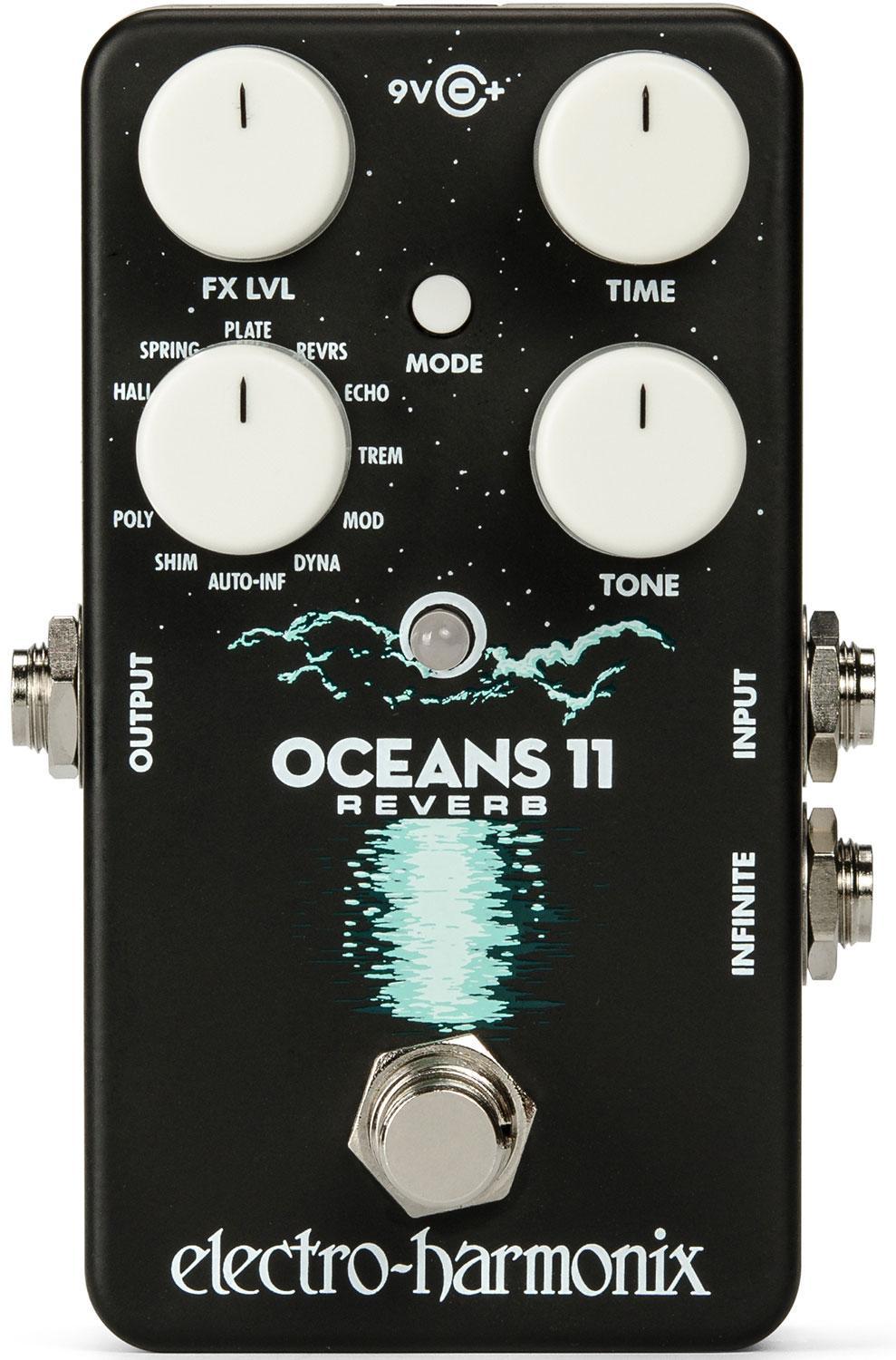 Pedal de reverb / delay / eco Electro harmonix Oceans 11 Reverb