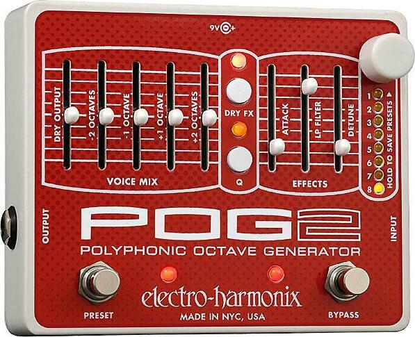 Electro Harmonix Pog2 Xo Polyphonic Octave Generator - Pedal de armonización - Main picture