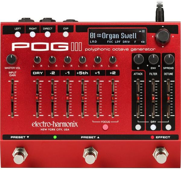 Electro Harmonix Pog3 Xo Polyphonic Octave Generator - Pedal de armonización - Main picture