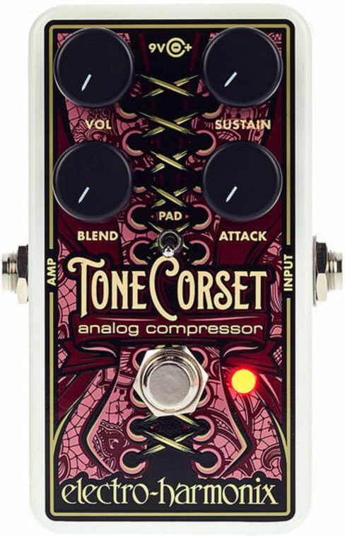 Electro Harmonix Tone Corset Analog Compressor - Pedal compresor / sustain / noise gate bass - Main picture