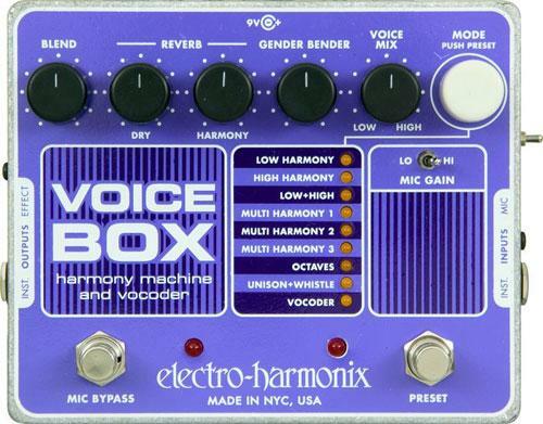 Electro Harmonix Voice Box Vocal Harmony Machine Vocoder - Pedal compresor / sustain / noise gate - Main picture
