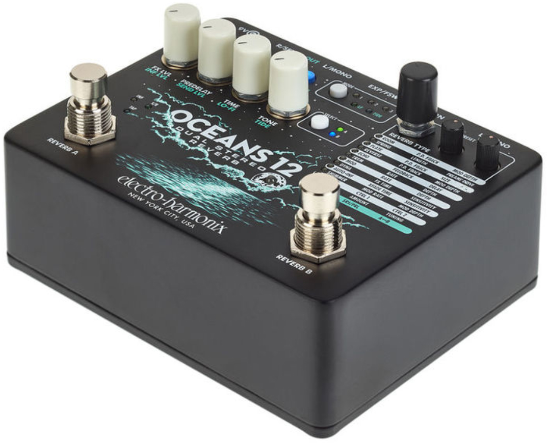 Electro Harmonix Oceans 12 Dual Stereo Reverb - Pedal de reverb / delay / eco - Variation 1