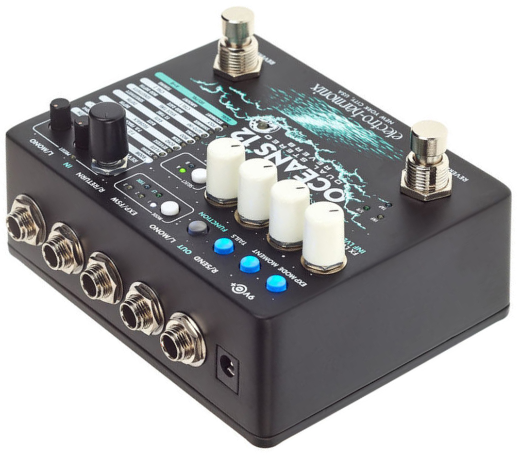 Electro Harmonix Oceans 12 Dual Stereo Reverb - Pedal de reverb / delay / eco - Variation 2