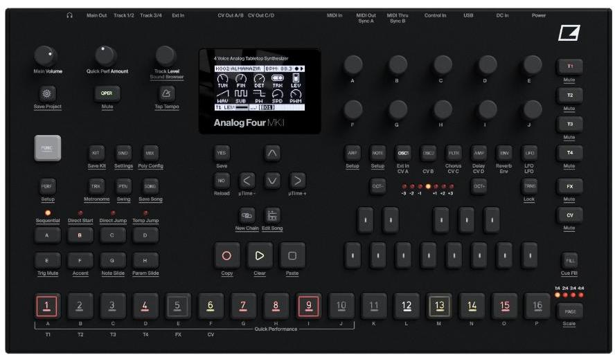 Expander Elektron Analog Four MKII BK