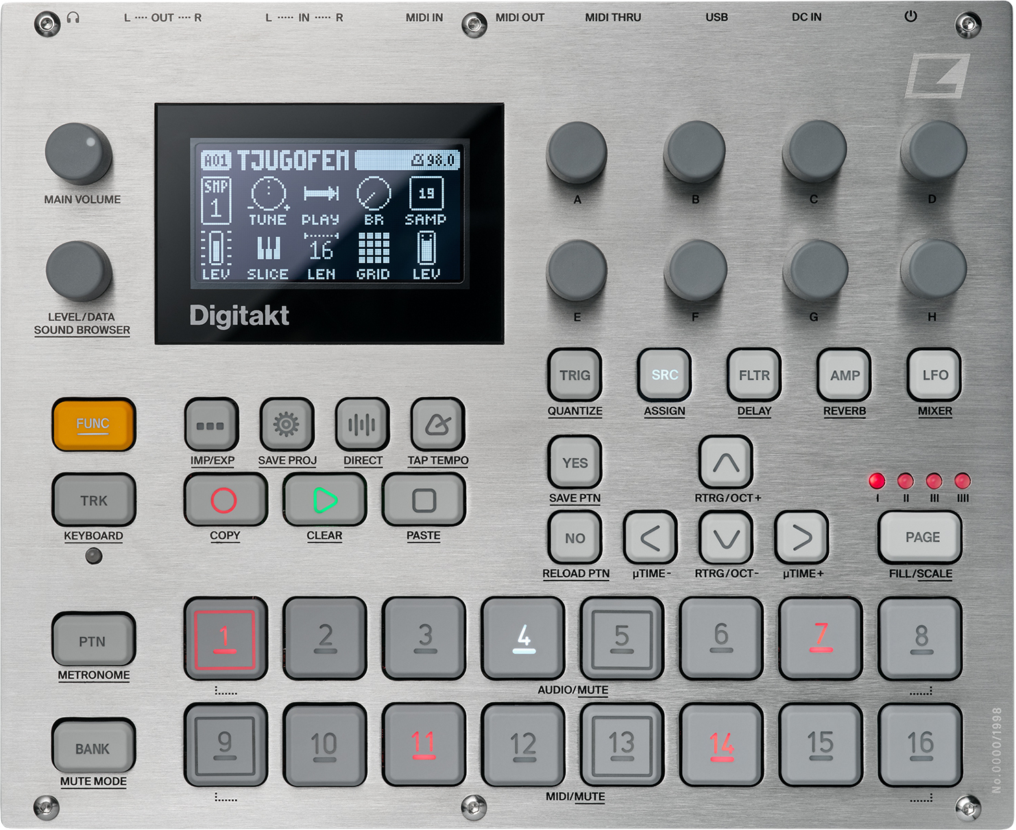 Elektron Digitakt E25 Remix Edition - Sampler - Main picture