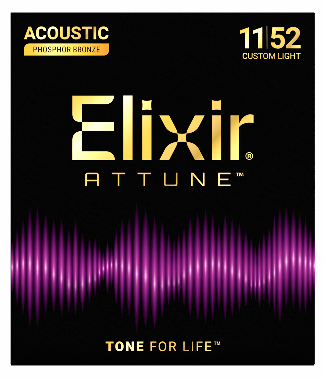 Elixir 21027 Attune Phos.bronze. Cl 11-52 - Cuerdas guitarra acústica - Variation 1