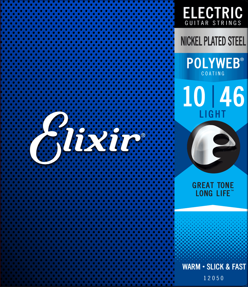 Elixir 12050 Polyweb Nps Round Wound Electric Guitar Light 6c 10-46 - Cuerdas guitarra eléctrica - Main picture