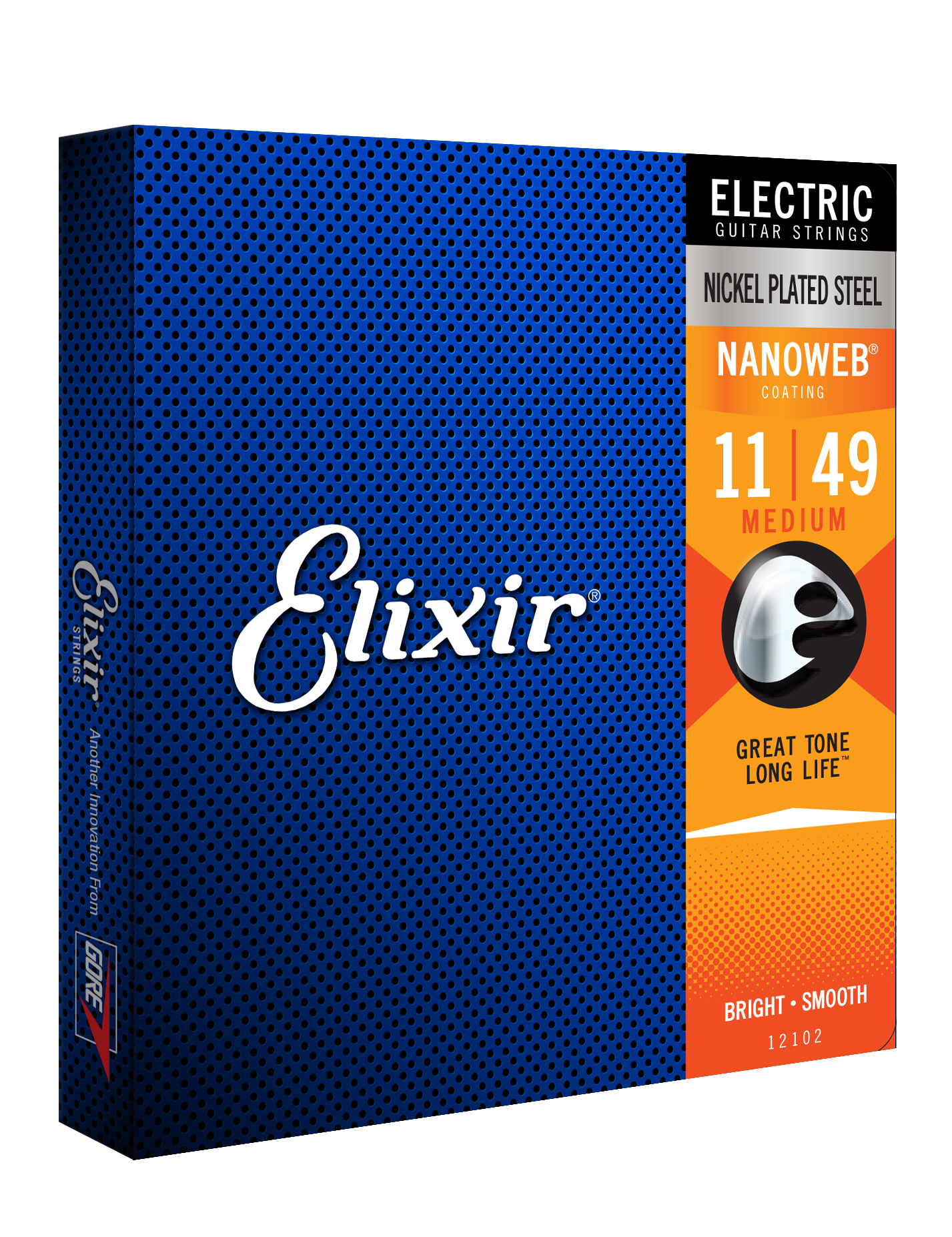 Elixir Jeu De 6 Cordes Electric (6) 12102 Nanoweb Nickel Plated Steel 11-49 - Cuerdas guitarra eléctrica - Variation 1