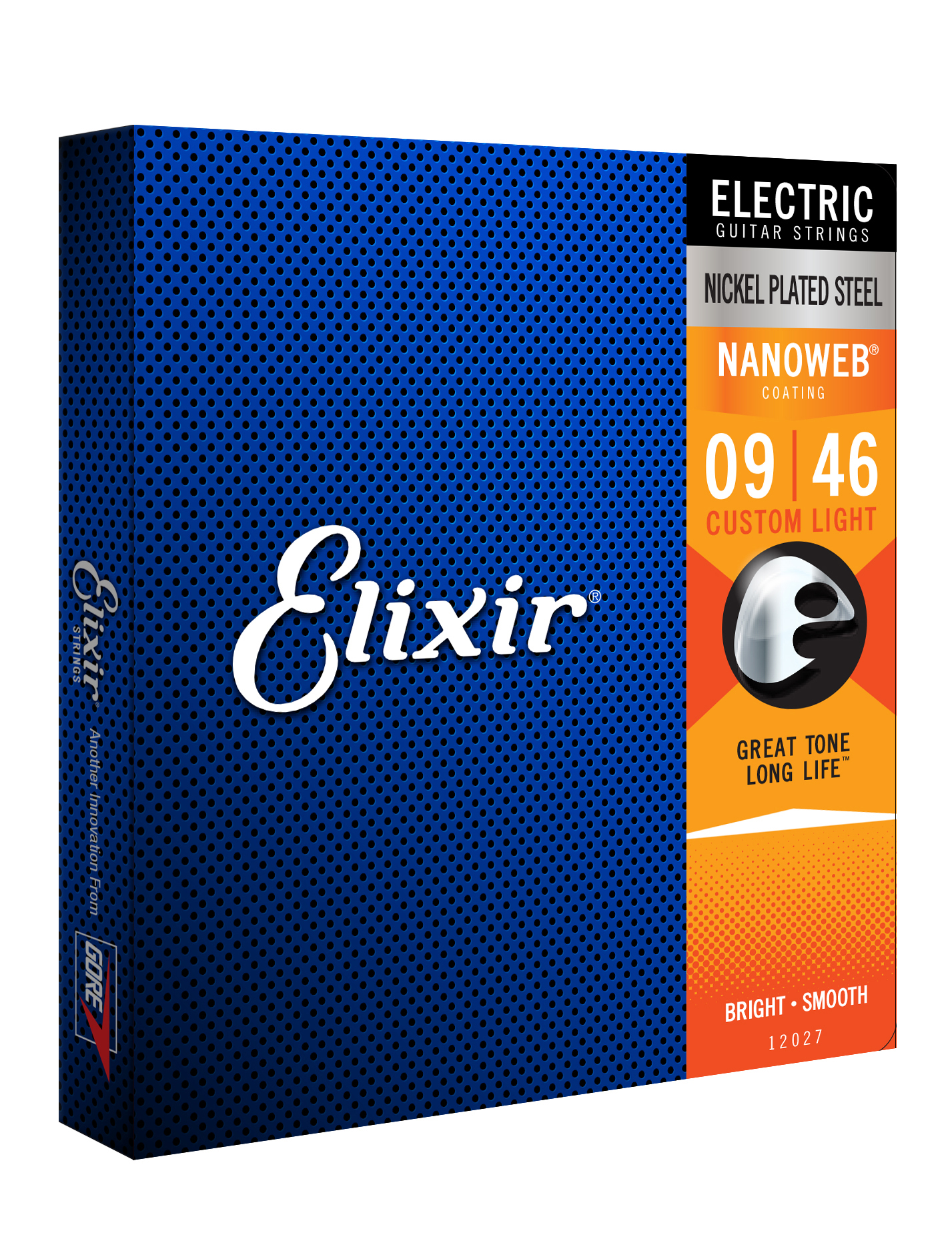 Elixir Jeu De 6 Cordes Electric (6) Nanoweb Nickel Plated Steel Custom Light 09-46 - Cuerdas guitarra eléctrica - Variation 1