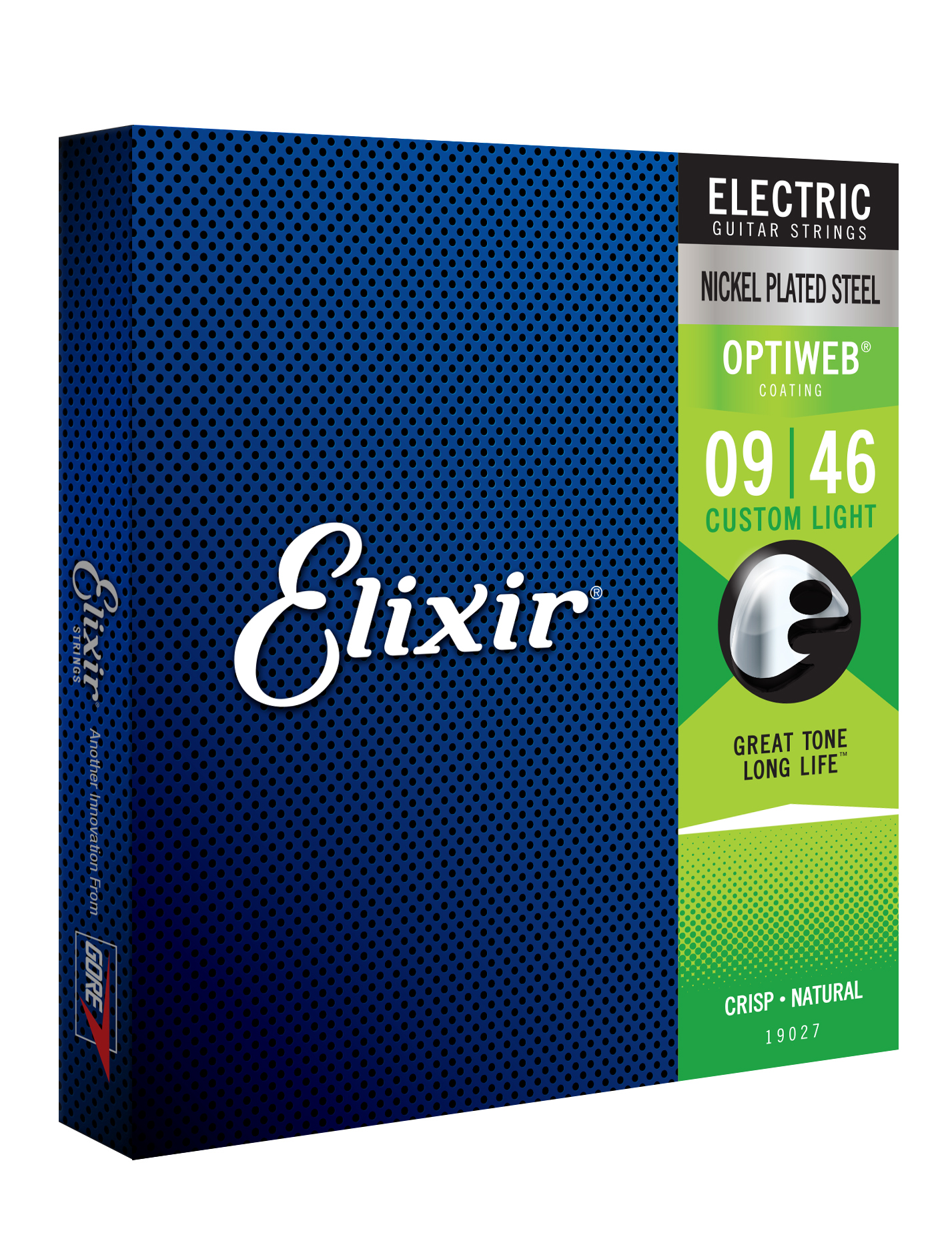 Elixir 19027 Optiweb Nps Round Wound Electric Guitar 6c 9-46 - Cuerdas guitarra eléctrica - Variation 1