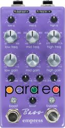 Pedal ecualizador / enhancer Empress Bass Para EQ
