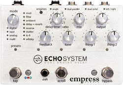 Pedal de reverb / delay / eco Empress Echosystem Dual Delay
