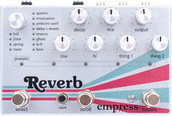 Pedal de reverb / delay / eco Empress Reverb
