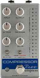 Pedal compresor / sustain / noise gate bass Empress S&D Compressor Bass - Silver Sparkle
