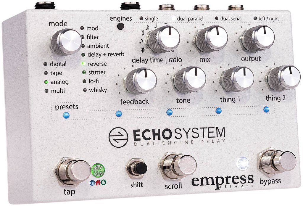 Empress Echosystem Dual Engine Delay - Pedal de reverb / delay / eco - Variation 1