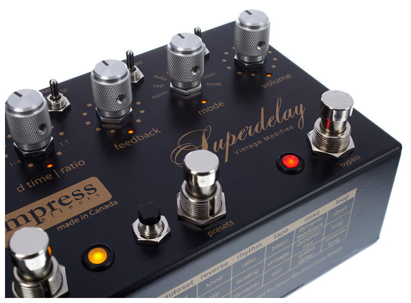 Empress Superdelay Vintage Modified - Pedal de reverb / delay / eco - Variation 2