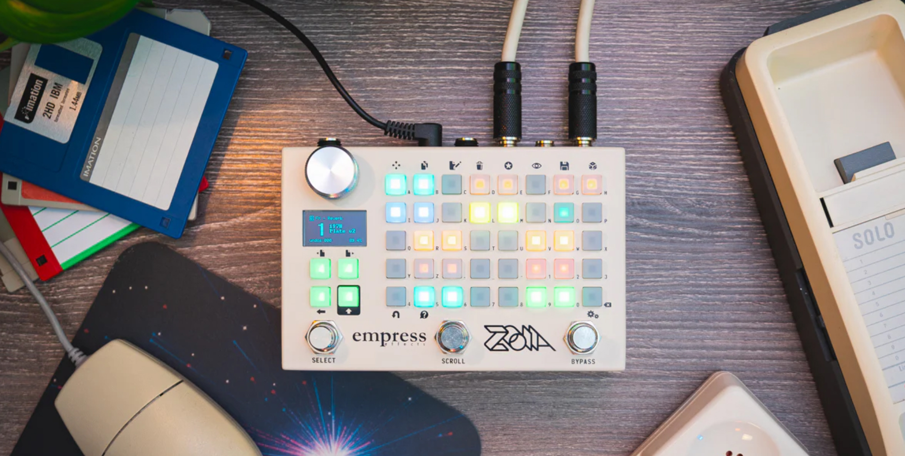 Empress Zoia 10k Ltd Beige - Pedal de chorus / flanger / phaser / modulación / trémolo - Variation 3